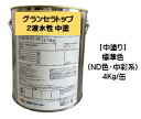 ニッペ グランセラトップ2液水性 中塗 標準色 (ND色・中彩)4Kg缶【1液 水性 無機 艶有り 日本ペイント】