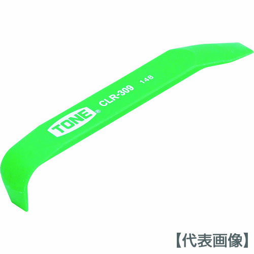TONE　車輌整備用工具（内装関連）　クリップリムーバー　全長180mm　面幅20．5mm（CLR-309）759-5662..