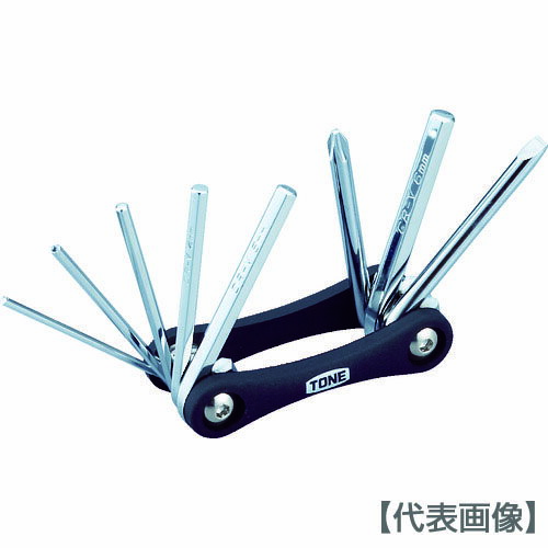 TONE　二輪車整備工具　マルチツール　8点セッ（CMT8）495-3045【TONE（株）】