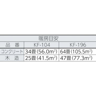 トヨトミ　業務用大型石油ストーブ（KF104）