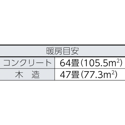 トヨトミ　遠赤外線業務用大型石油ストーブ（KFR196）