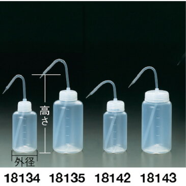サンプラ　PFA広口洗浄瓶　250ml（18142）