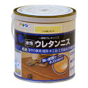 水性ウレタンニス 0.7L つや消しクリヤ【アサヒペン】
