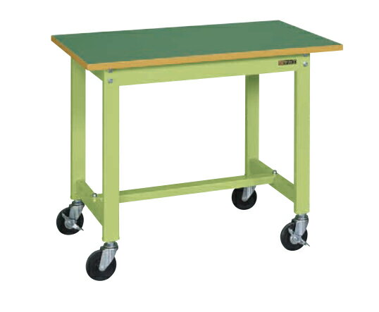 軽量作業台KSタイプ（移動式）（KS－097FR）W900×D750×H740mm【サカエ】※代引決済不可、個人宅配送不可