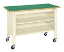 軽量一人用作業台移動式(改正ROHS10物質対応)(CPBE-096TI)W900×D600×H810【サカエ】※代引決済不可、個人宅配送不可