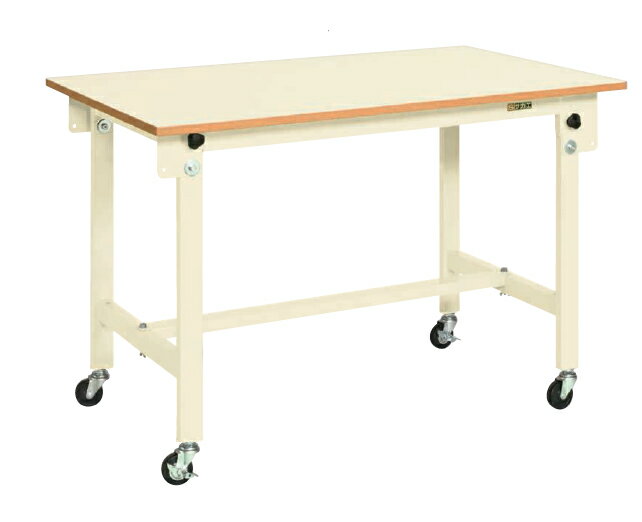 軽量作業台CKタイプ（移動式）（CK－189PRNI）W1800×D900×H810【サカエ】※代引決済不可、個人宅配送不可