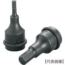 TONE インパクト用ヘキサゴンソケット 対辺寸法22mm 差込角12.7mm(4AH-22)369-6120【TONE(株)】