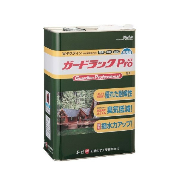 [ ]ガードラックPro WPステイン 各色 4L【和信化学工業株式会社】