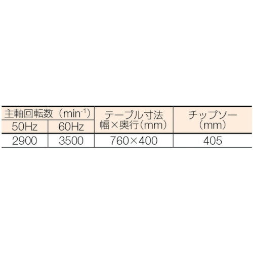 増田　アルミ用高速丸鋸切断機（CS100）