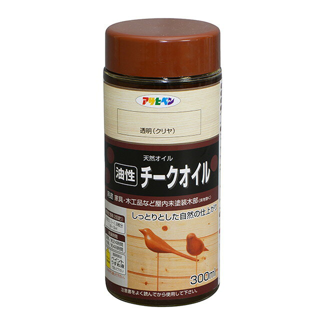 樂天商城 - 油性チークオイル　300ml　透明（クリヤ）【アサヒペン】