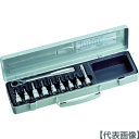 TONE ヘキサゴンソケットレンチセット差込角9.5(H3082)122-1078【TONE(株)】