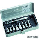 TONE ヘキサゴンソケットレンチセット差込角6.35(H2072)122-1060【TONE(株)】