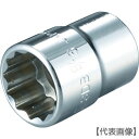 TONE ソケット(インチ) (12角) 吋目 7/8inch 全長33mm(3DB-28)369-4950【TONE(株)】
