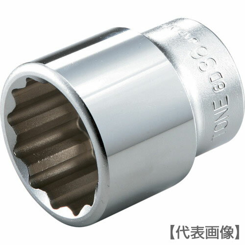 TONE　ソケット（12角）　対辺寸法35mm　全長58mm（6D-35）122-3330【TONE（株）】