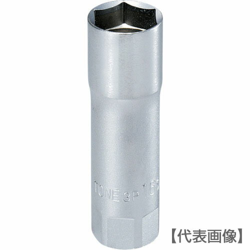 TONE　ソケット（自動車整備用）　プラグソケット（6角・マグネット付）　対辺寸法16mm（3P-16S）295-3..