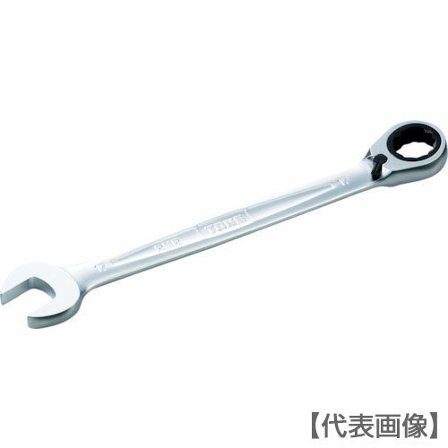 TONE　切替式ラチェットめがねレンチ　18mm（RMR-18）294-4537【TONE（株）】