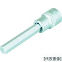 TONE ロングヘキサゴンソケット 22mm(4H-22L)387-5709【TONE(株)】