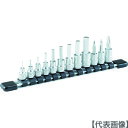 TONE ヘキサゴンソケットセット(ホルダー付)12pcs(HH212)323-5068【TONE(株)】
