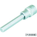TONE ロングヘキサゴンソケット 17mm(4H-17L)356-6480【TONE(株)】