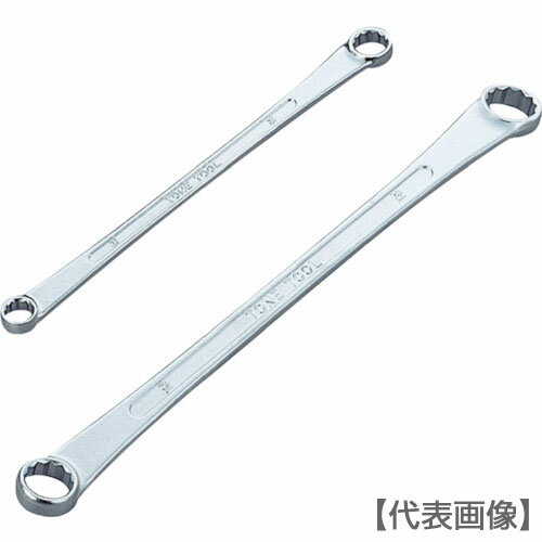 TONE　ロングめがねレンチ（15°）　12X14mm（M15-1214）369-8602【TONE（株）】
