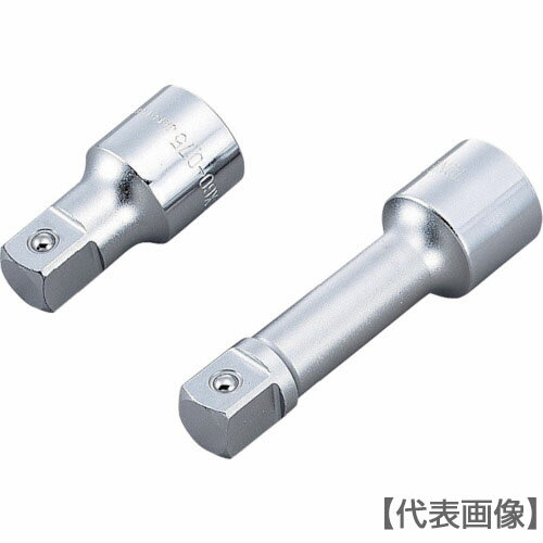 TONE　エクステンションバー　差込角19．0mm　全長125mm　構造用鋼（EX60125）369-8254【TONE（株）】