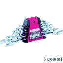 TONE 両口スパナセット 6本組 メッキ処理 610g(DS602P)491-4562【TONE(株)】