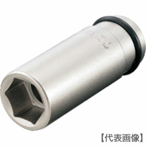 TONE　インパクト用ロングソケット　対辺寸法6mm　全長55mm（3NV-06L）387-5491【TONE（株）】