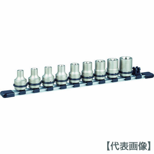 TONE　インパクト用トルクスソケットセット（ホルダー付）　9pcs（HATXE409）810-9174【TONE（株）】(4)