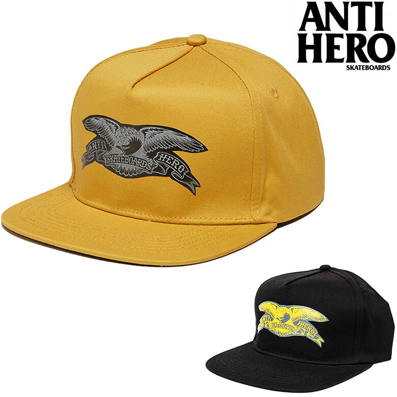 アンタイヒーロー キャップ ANTI HERO BASIC EAGLE SCRAPS SNAPBACK HAT スナップバックキャップ CAP ベースボールキャップ 帽子 スケ..