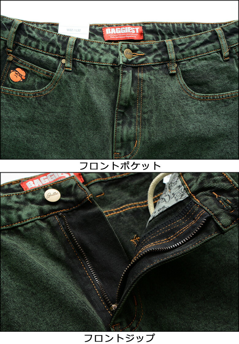 バターグッズ パンツ BUTTER GOODS SANTOSUOSSO CARGO DENIM JEANS カーゴパンツ ミリタリーパンツ デニムパンツ ジーンズ スケート バギーパンツ 正規取扱店