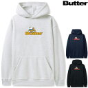 バターグッズ パーカー BUTTER GOODS TEDDY LOGO PULLOVER HOOD フードスウェット プルオーバー パーカー スケート スケーター