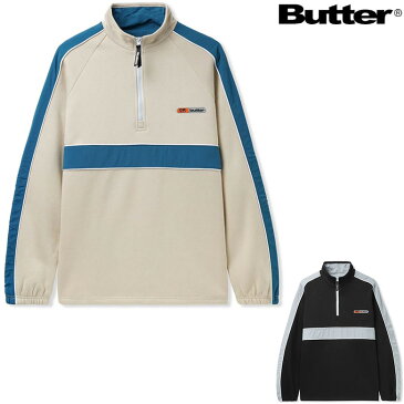 バターグッズ ハーフジップ BUTTER GOODS MOTION 1/4 ZIP PULLOVER スウェット スケート スケーター