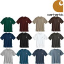 カーハート Tシャツ CARHARTT WORK WEAR POCKET TEE 半袖T 無地 定番 ポケットT K87