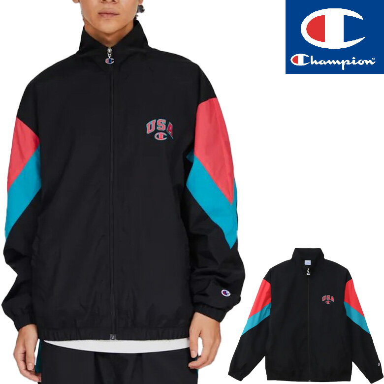 チャンピオン セットアップ ジャケット CHAMPION ZIP JACKET メンズ ナイロンジャケット ジップジャケット アウター ブルゾン 正規取扱店 C3-B604 セットアップ対応商品