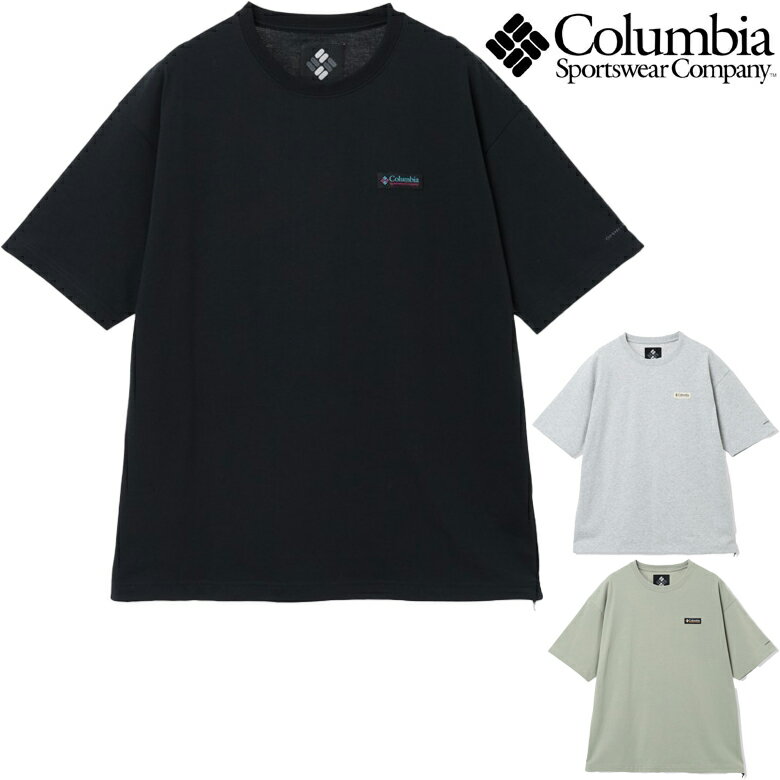Rakuten - コロンビア Tシャツ COLUMBIA CROOKED RIVER S/S TEE クロックドリバーショートスリーブTシャツ 正規取扱店 速乾 紫外線 半袖 クルーネック メンズ PG9418