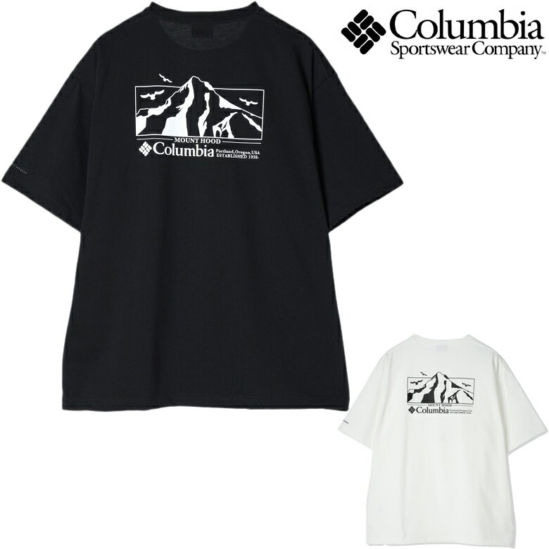 Rakuten - コロンビア Tシャツ COLUMBIA LOMA VISTA GRAPHIC S/S TEE ロマビスタグラフィックショートスリーブTシャツ 正規取扱店 速乾 紫外線 半袖 クルーネック メンズ PM0960