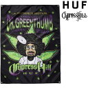 nt TCvXEq oi[ HUF x CYPRESS HILL GREENTHUMB BANNER O[T R{[V XP[g XP[^[ 420V[Y