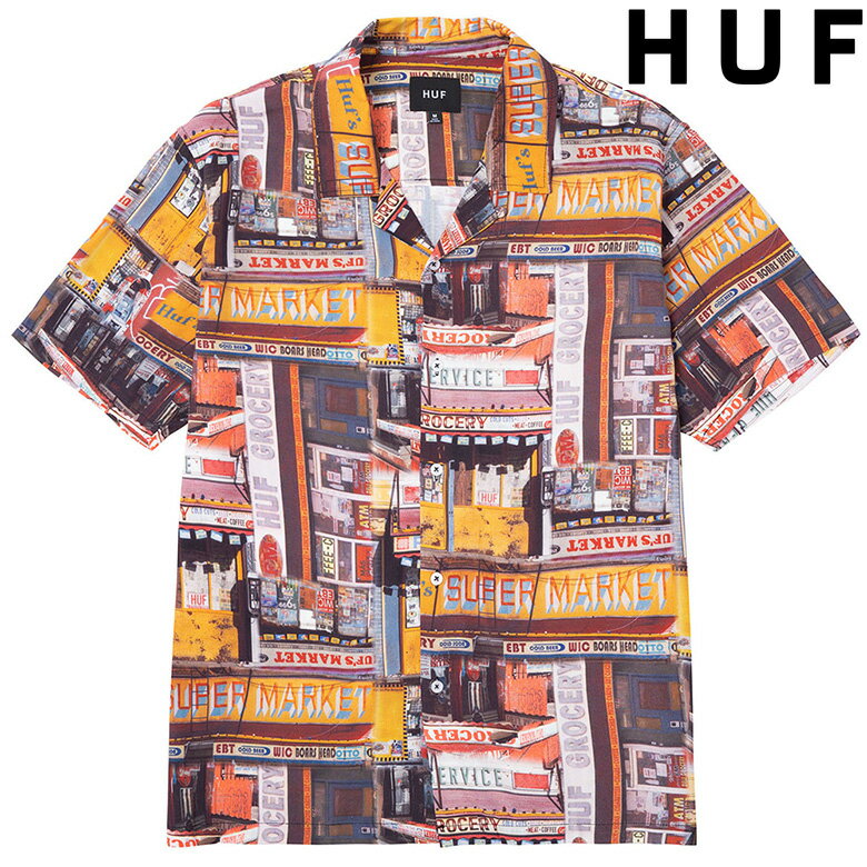 ハフ シャツ HUF CORNER STORE S/S RESORT SHIRT リゾートシャツ アロハシャツ SHIRT スケーター