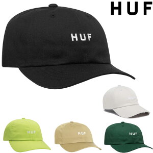 ハフ キャップ HUF ESSENTIALS OG LOGO CV HAT ストラップバック 帽子 ハット CAP ベーボールキャップ スケーター