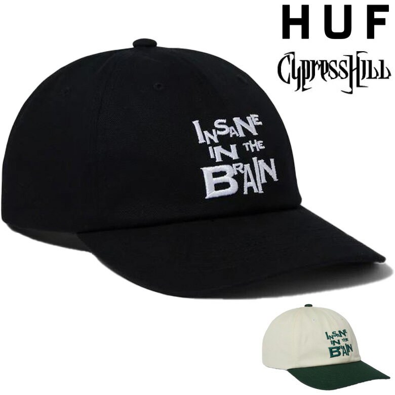 ハフ  帽子 メンズ ハフ サイプレス・ヒル キャップ HUF x CYPRESS HILL INSANE SNAPBACK CAP 帽子 スナップバック コラボレーション スケート スケーター 420シリーズ