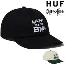 ハフ  帽子 メンズ ハフ サイプレス・ヒル キャップ HUF x CYPRESS HILL INSANE SNAPBACK CAP 帽子 スナップバック コラボレーション スケート スケーター 420シリーズ