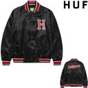 nt WPbg HUF CRACKERJACK SATIN BASEBALL JACKET AE^[ TeWPbg x[X{[WPbg