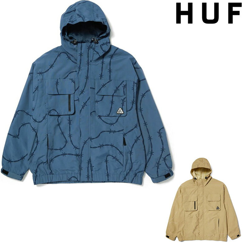 ハフ ジャケット HUF RESERVOIR JACKET フードジャケット アウター ナイロンジャケット マウンテンパーカー パーカー…