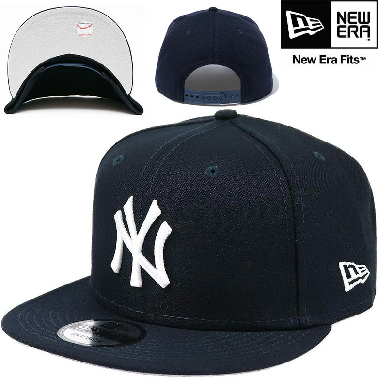 ニューエラ 限定 キャップ 海外限定 日本未発売 NEW ERA 9FIFTY MLB New York Yankees Navy ニューヨーク・ヤンキース 正規取扱店 帽子 ベースボールキャップ CAP スナップバックキャップ MLB メジャーリーグ ベースボール 11591024