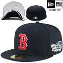 ニューエラ 限定 キャップ 海外限定 日本未発売 NEW ERA 59FIFTY MLB Boston Red Sox World Series 2004 Navy ボストン レッドソックス ワールドシリーズ 正規取扱店 ベースボールキャップ MLB メジャーリーグ ベースボール CAP キャップ 帽子 11783657