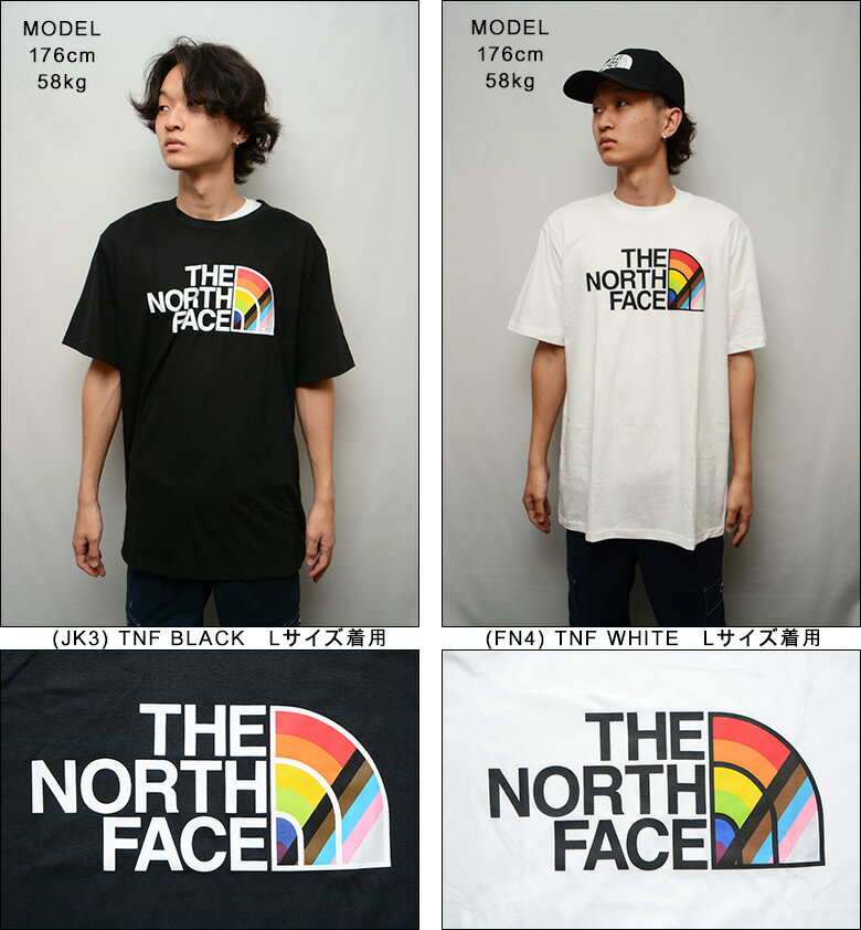 ザ ノースフェイス Tシャツ THE NORTH FACE PRIDE S/S TEE （日本未発売USA企画） ノースフェイス Tシャツ プリント Tシャツ ザ・ノース・フェイス メンズ 半袖 Tシャツ