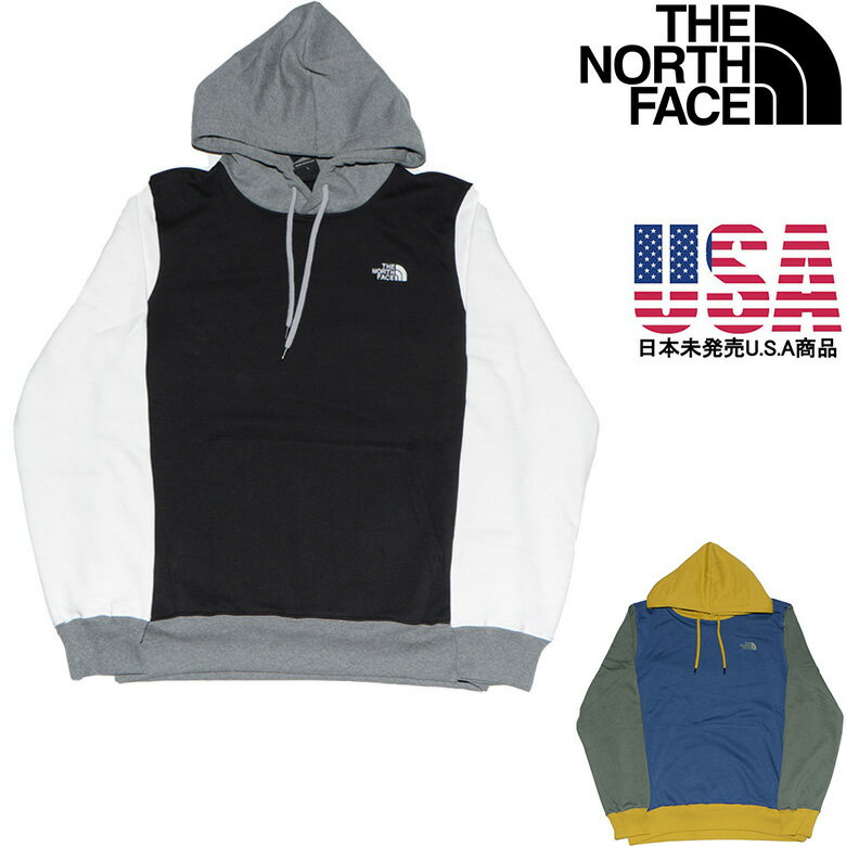 楽天PAJABOOザ ノースフェイス パーカー THE NORTH FACE COLOR BLOCK PULLOVER HOODIE ノースフェイス パーカー （日本未発売USA商品） ロゴ パーカー スウェット プルオーバー パーカー メンズ ザ・ノース・フェイス