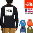 ザ ノースフェイス ロンT THE NORTH FACE L/S BOX NSE TEE ノースフェイス Tシャツ （日本未発売USA商品）ロングスリーブ Tシャツ メンズ プリント Tシャツ ザ ノース フェイス 長袖 Tシャツ ロゴTシャツ