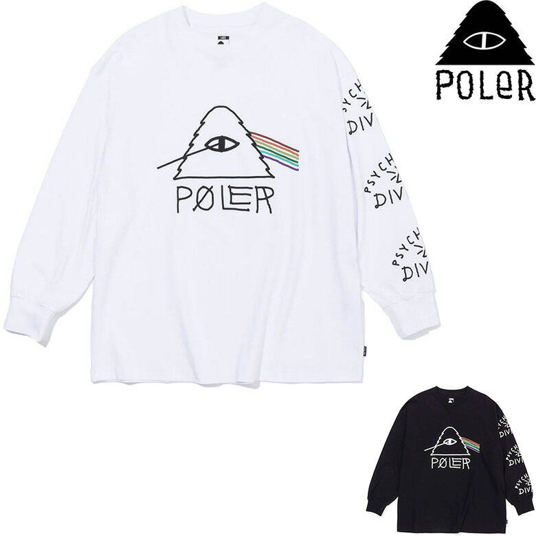 ポーラー ロンT POLeR PSYCHEDELIC RELAX FIT L/S TEE 正規取扱店 Tシャツ 長袖T ロングスリーブ