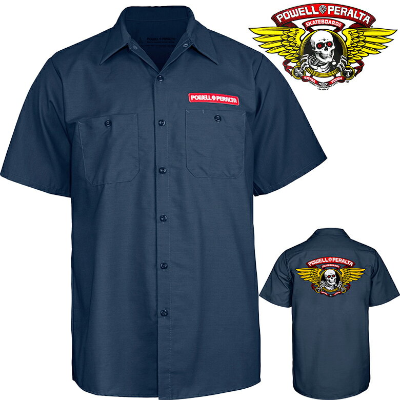 Rakuten - パウエル ペラルタ シャツ POWELL PERALTA WINGED RIPPER WORK SHIRT ワークシャツ スケート スケーター パウエルペラルタ